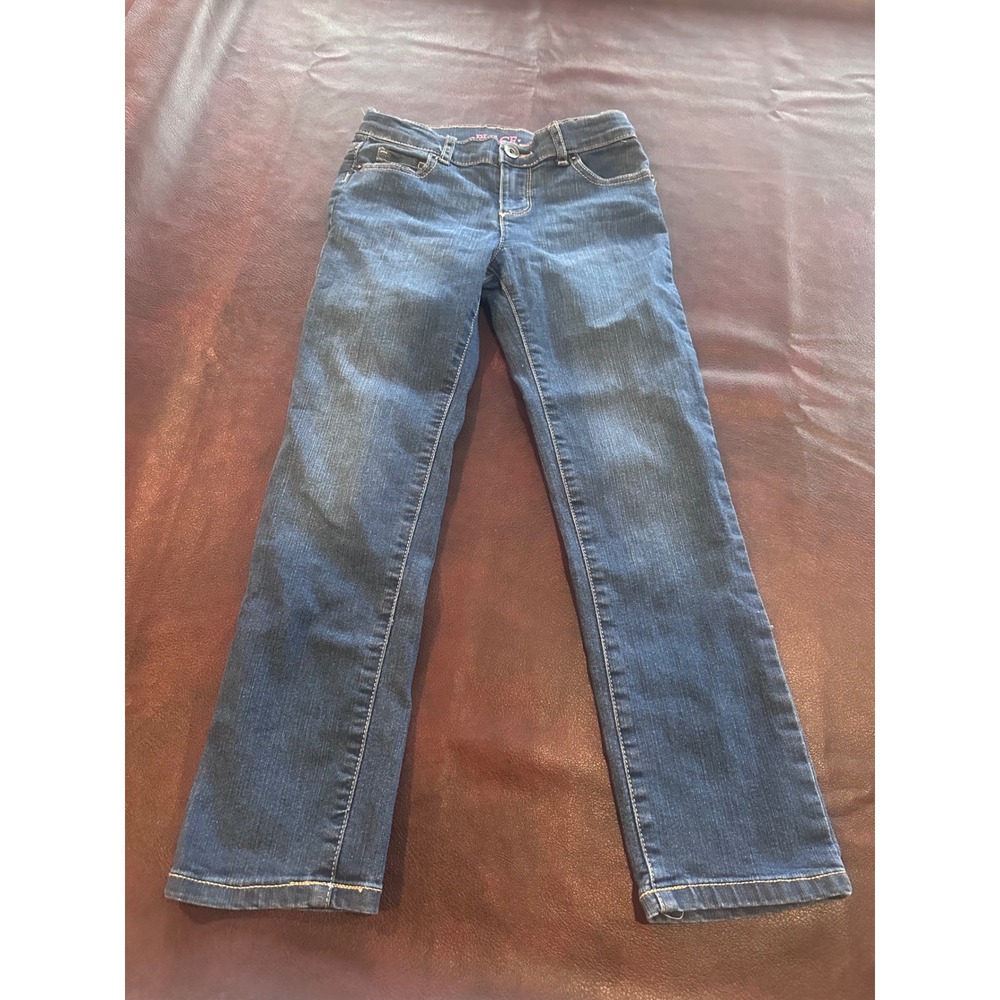 The Childrens Place Girls Skinny Jeans Medium Wash Denim Size 6X 7